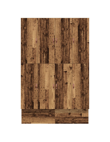 Struttura letto con contenitore Legno vecchio 135 cm