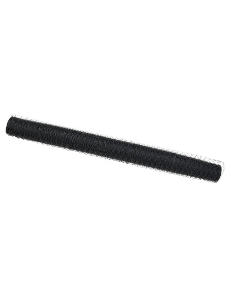 Recinto Esagonale Grigio 1x100 m Acciaio