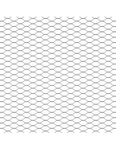 Recinzione Esagonale Grigio 1,2 x 100 m PVC 2