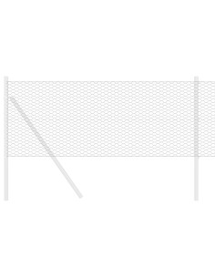 Recinzione Esagonale Grigio 0,4 x 25 m PVC 2