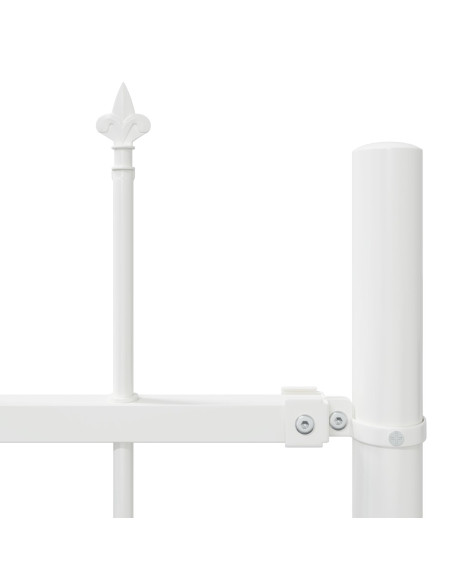 Recinzione per Giardino 5 pcs Bianco 8,5 x 1 m
