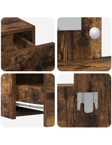 Tavolo da Trucco Marrone 100 x 40 x 70 cm Legno multistrato