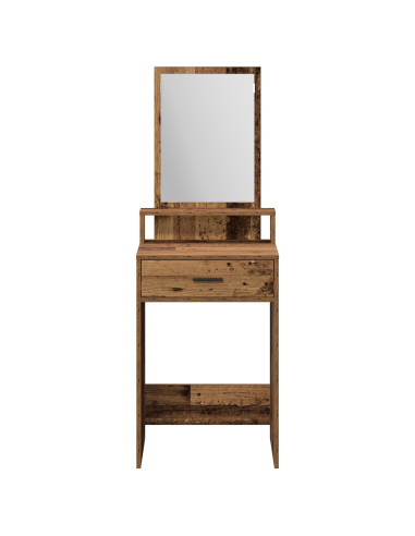 Tavolo da Trucco con cassetto Legno vecchio 50 x 41 x 140 cm
