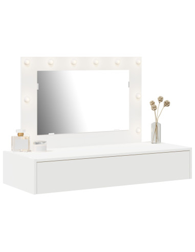 Tavolo da Trucco Bianco 100 x 40 x 70 cm Legno multistrato