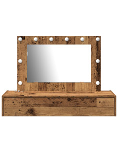 Tavolo da Trucco Marrone 100 x 40 x 70 cm Legno multistrato 2