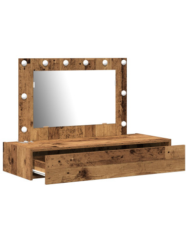 Tavolo da Trucco Marrone 100 x 40 x 70 cm Legno multistrato