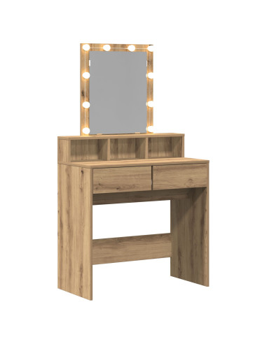 Tavolo da Trucco rovere artigianale 80 x 41 x 144.5 cm