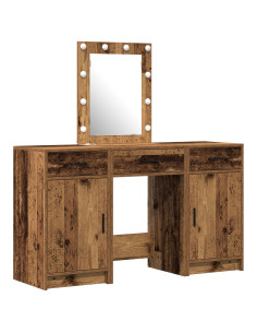 Tavolo da Trucco Marrone 50 x 41 x 135 cm Legno multistrato 2