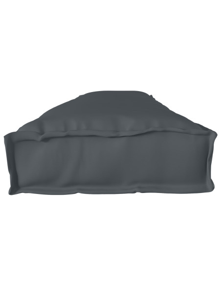 Cuscino per panchina  Antracite Poliestere 200x40x8cm