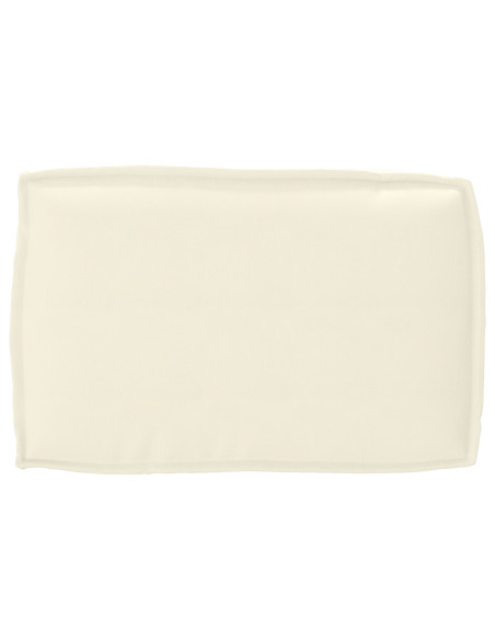 Cuscino da Esterno  Panna Poliestere 60 x 40 x 12 cm
