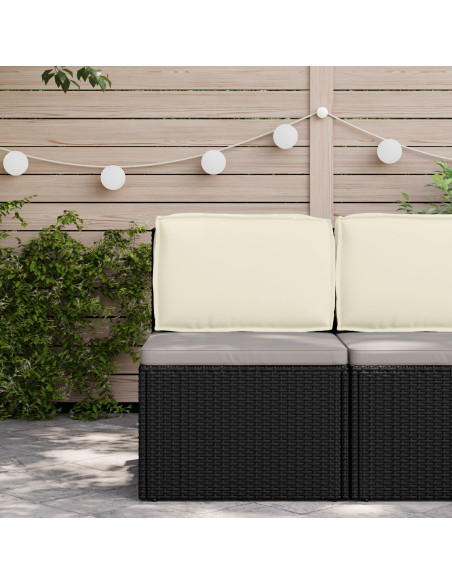 Cuscino Crema 60 x 40 x 12 cm Tessuto Oxford