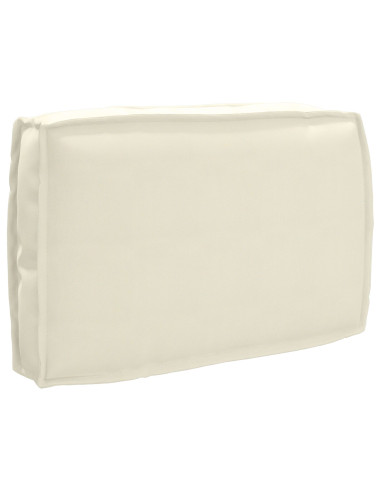 Cuscino Crema 60 x 40 x 12 cm Tessuto Oxford