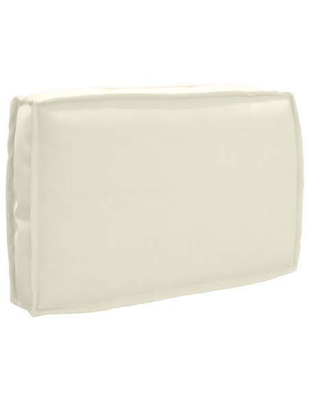 Cuscino Crema 60 x 40 x 12 cm Tessuto Oxford