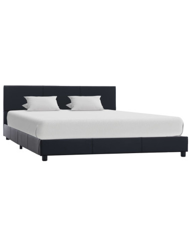 Giroletto Nero in Similpelle 120x200 cm