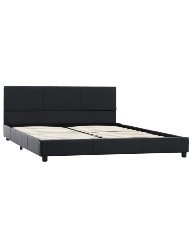 Giroletto Nero in Similpelle 120x200 cm