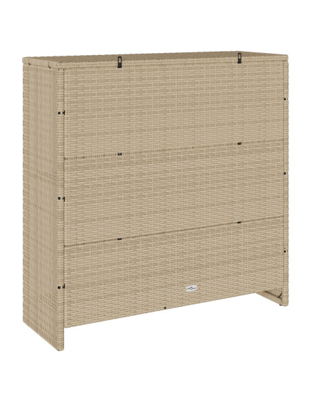Armadio con lo scaffale Beige 100 x 36 x 102 cm Rattan