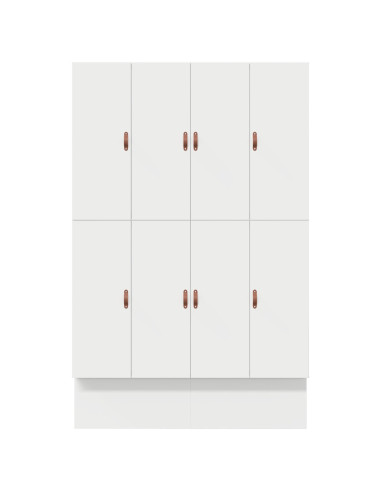 Struttura letto con contenitore Bianco 140 cm Legno multistrato