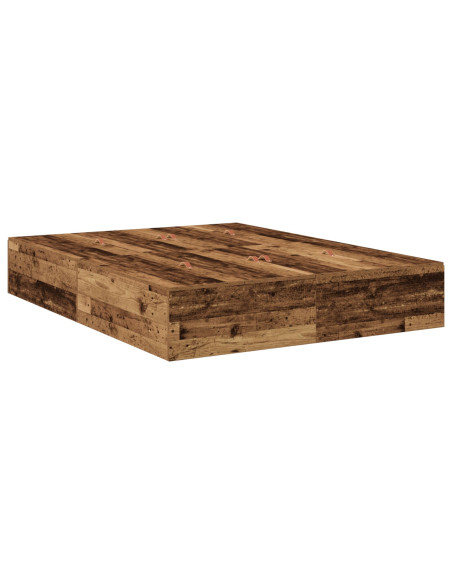 Struttura Letto Contenitore Legno Vecchio Legno Massello