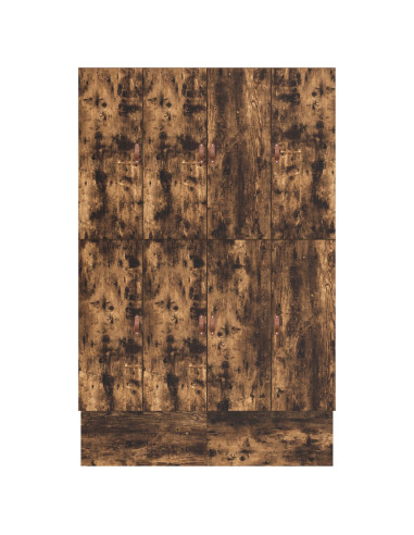 Struttura letto con contenitore con cassetto Rovere fumé 135 cm