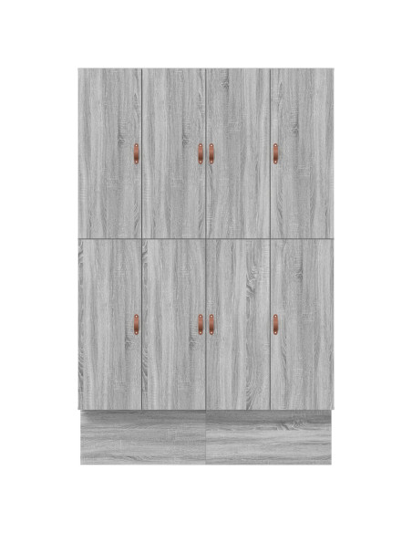 Struttura Letto con Contenitore  Grigio Legno ingegnerizzato