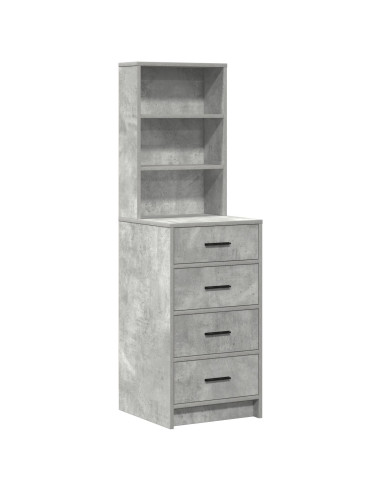 Tavolo da Trucco Grigio 78.5 x 41 x 135 cm Legno multistrato