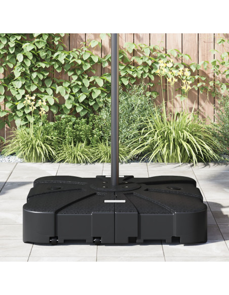 Base per Ombrellone a Braccio Nero 86 x 86 x 19 cm
