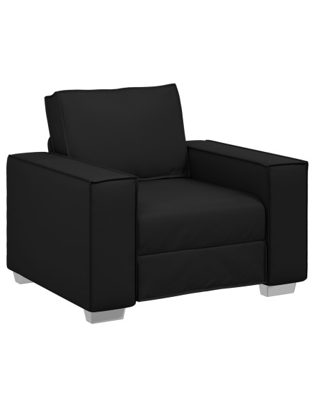 Divano Nero 99 x 80 x 84 cm Tessuto