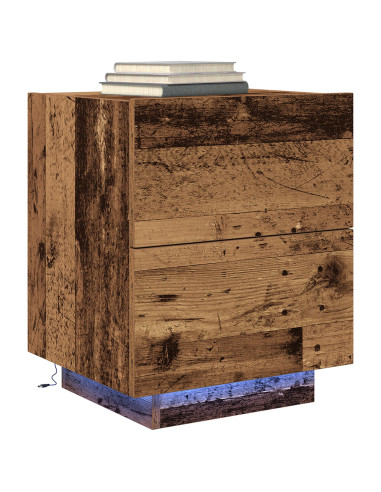 Armadio da Notte con cassetto Legno vecchio 45 x 40 x 55 cm