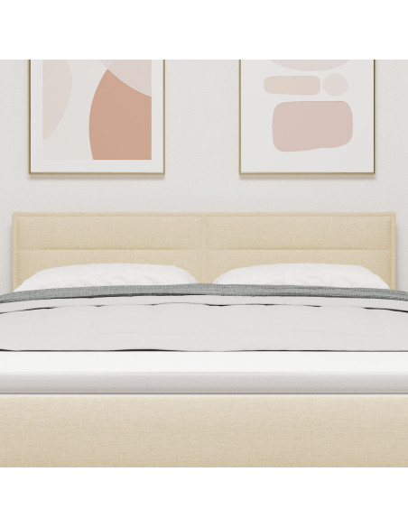 Testiera  Design Lines Crema 160 cm Tessuto