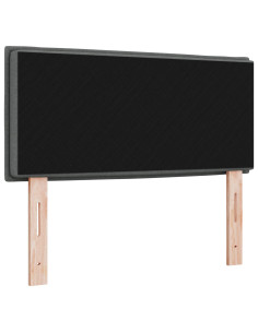 Testiera con testiera Grigio scuro 100 cm Pelle Sintetica 2