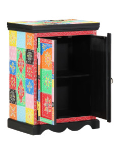 Tavolo consolle con lo scaffale Multicolore 50 x 30 x 70 cm 2