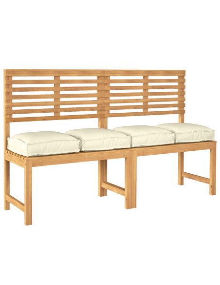 Cuscino 4 pcs Crema 40 x 40 x 8 cm Tessuto Oxford