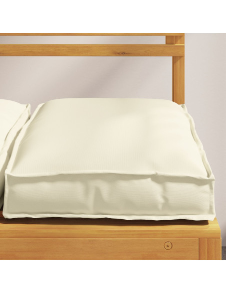 Cuscino 4 pcs Crema 40 x 40 x 8 cm Tessuto Oxford