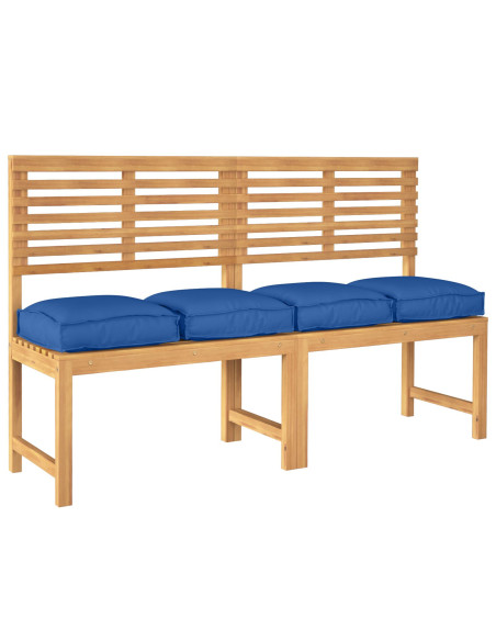 Cuscini da pallet  per seduta 4 pcs Blu reale 40x40x8 cm Tessuto Oxford