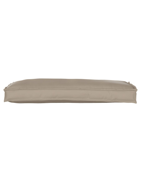 Cuscino da Esterno Tortora Poliestere 100 x 40 x 8 cm Resistente