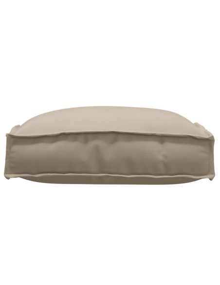 Cuscini Pallet  6 pz Tortora 40x40x8 cm Tessuto Oxford