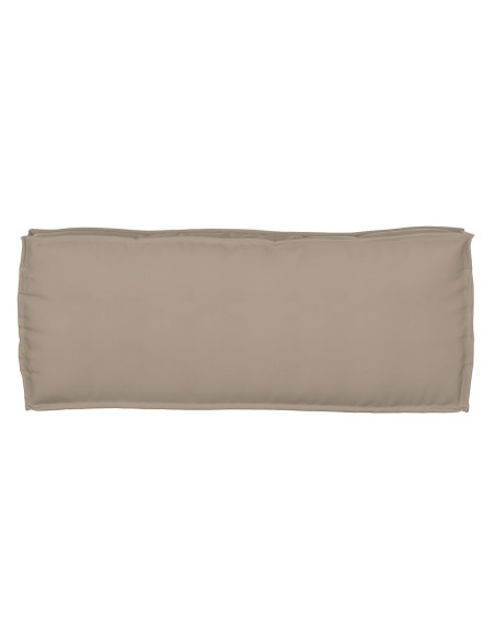 Cuscino da Esterno Tortora Poliestere 100 x 40 x 8 cm Resistente