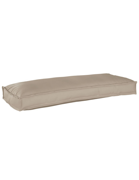 Cuscino da Esterno Tortora Poliestere 100 x 40 x 8 cm Resistente
