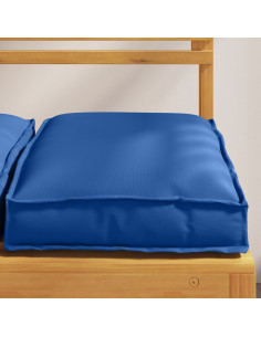 Cuscino 6 pcs Blu Reale 40 x 40 x 8 cm Tessuto Oxford 2