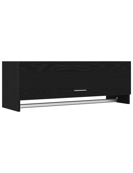 Guardaroba Rovere Nero 100 x 32,5 x 35 cm Legno multistrato