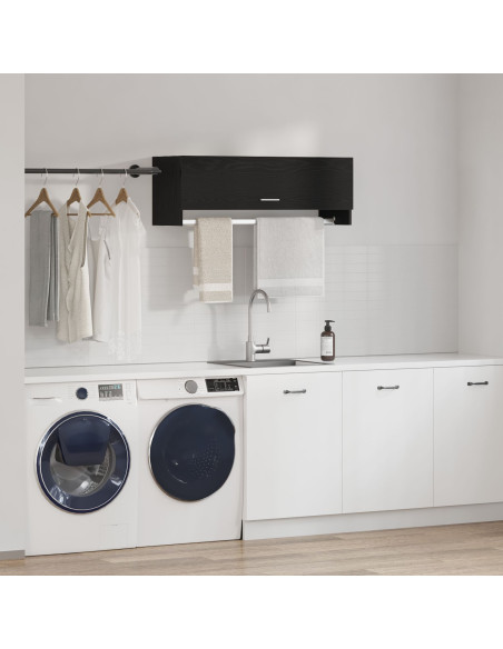 Guardaroba Rovere Nero 100 x 32,5 x 35 cm Legno multistrato