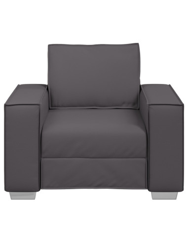 Divano Grigio 99 x 80 x 84 cm Tessuto