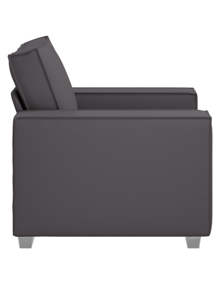 Divano Grigio 99 x 80 x 84 cm Tessuto