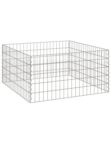 Compostatore Quadrato 100 x 100 x 50 cm Ferro