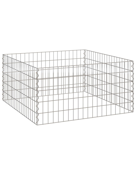 Compostatore Quadrato 100 x 100 x 50 cm Ferro