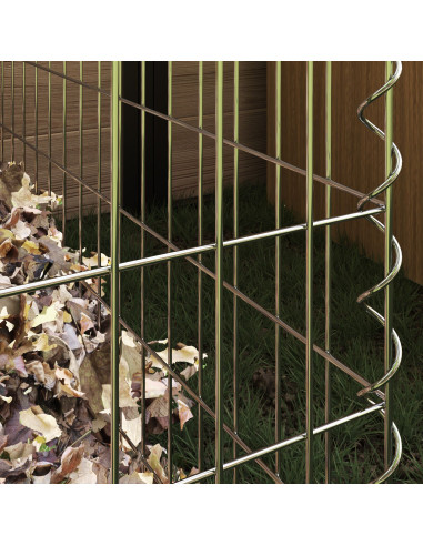 Compostatore Quadrato 100 x 100 x 50 cm Ferro