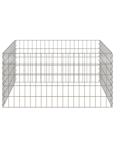 Compostatore Quadrato 100 x 100 x 50 cm Ferro