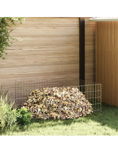 Compostatore Quadrato 100 x 100 x 50 cm Ferro