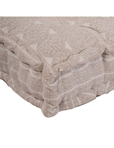 Divano modulare Marrone Chiaro 120 x 80 x 12 cm Tessuto