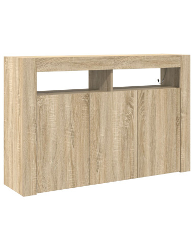 Credenza Rovere Sonoma 116 x 30 x 75 cm Legno multistrato